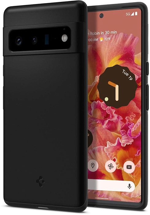 Купить Чехол Spigen Thin Fit (ACS03454) для Google Pixel 6 Pro (Black)